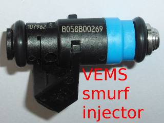 smurf injector 727cc/min, 630cc@3bar