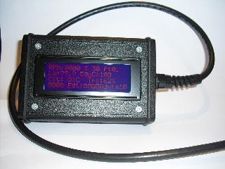red LCD cased