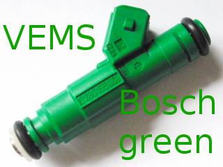 Bosch green injector 465cc@3.8bar