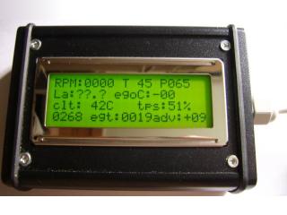 green LCD cased